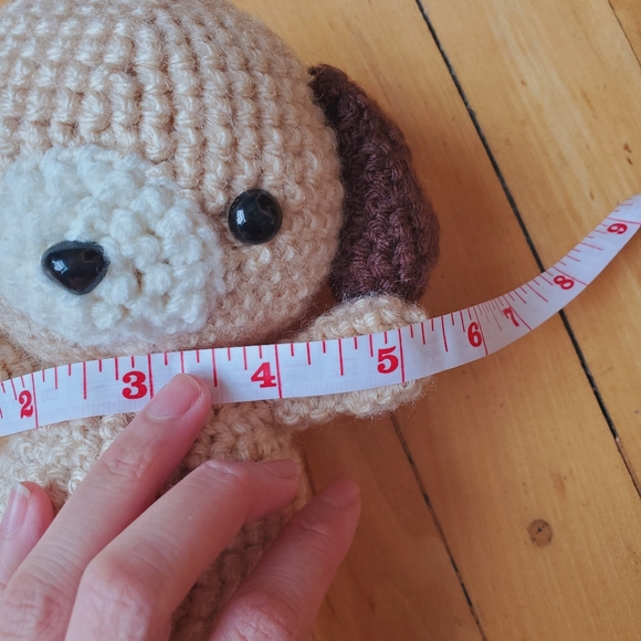 Handmade Crocheted Dog - Picture 3 of 4